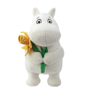 Moomin Standing with Daffodil Soft Toy