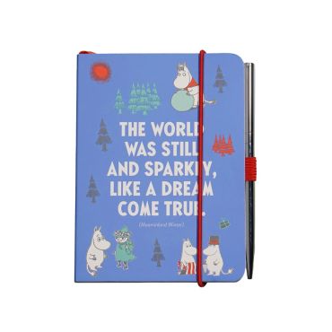 Moomin Winter A6 Notebook with Pen 