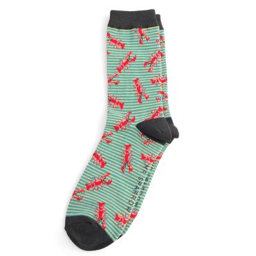 Mr Sparrow Lobsters Teal Socks