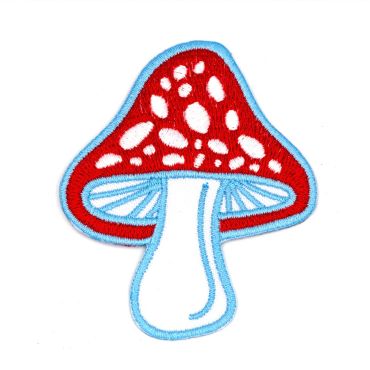 These Are Things Iron-On Patch - Mushroom