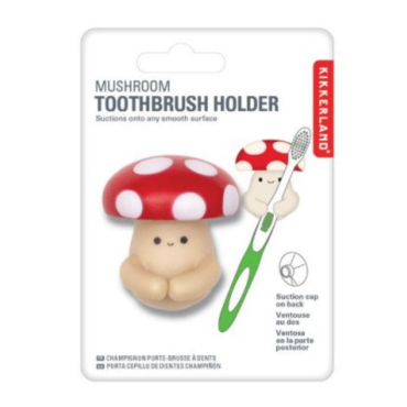 Kikkerland Toothbrush Holder - Mushroom