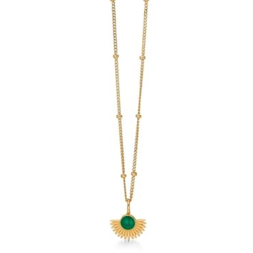 Enamel Copenhagen, Petrol Green Soleil Necklace