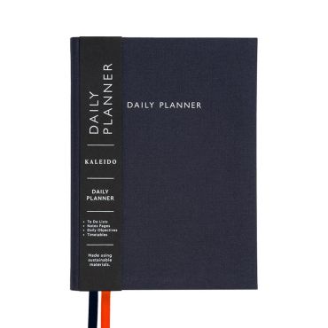 Ohh Deer Off Black Fabric Daily Planner - B6