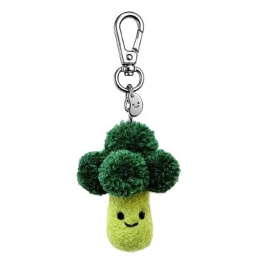 Ohh Deer Silly Bean Keyring - Broccoli