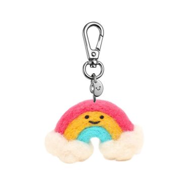 Ohh Deer Silly Bean Keyring - Rainbow