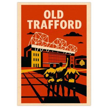 Old Trafford Stadium A3 Print