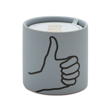 Paddywax Impressions Ceramic - Thumbs Up - Mint Leaf & Cardamom