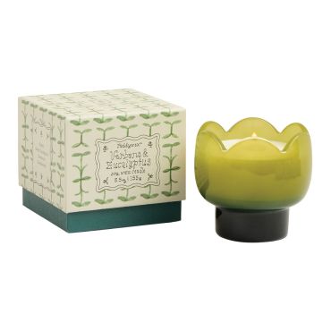 Paddywax Tulip Glass Scented Candle - Verbena & Eucalyptus