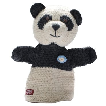 ChunkiChilli Panda Knitted Hand Puppet