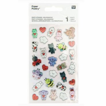 Paper Poetry Chingu Puffy Stickers