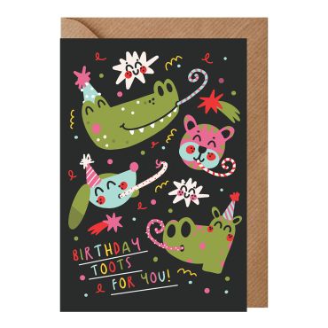 Nichola Cowdery Birthday Toots Card