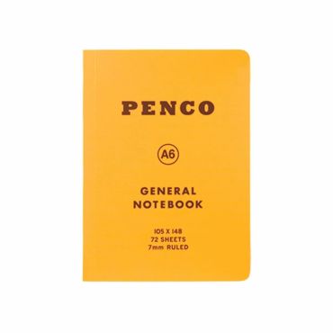 Hightide Penco Soft PP Ruled Notebook - A6 Yellow