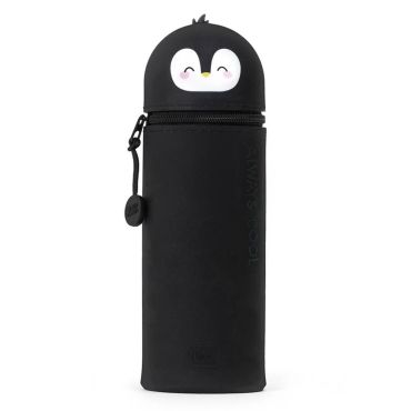 Legami Silicone Zip Pencil Case - Penguin
