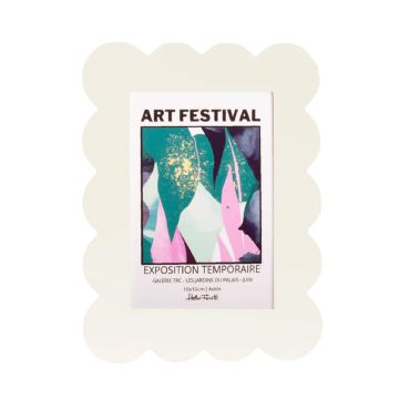 Petal Photo Frame 15x20cm - White
