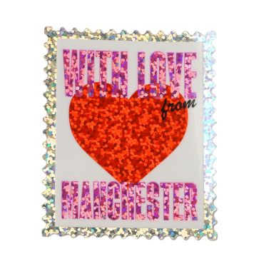 Proper Good With Love From Manchester Sticker