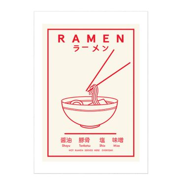 East End Prints Ramen A3 Print