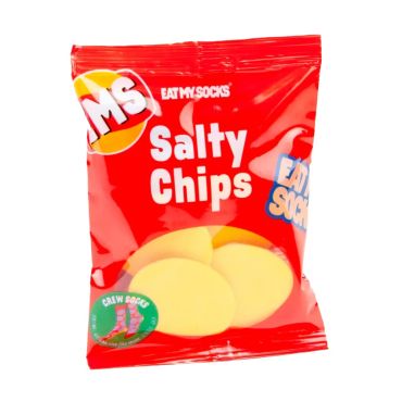 Eat My Socks Salty Chips Red
