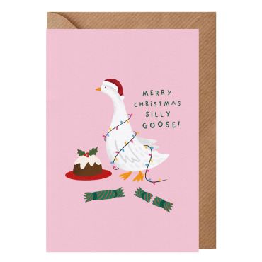 Silly Goose Christmas Card