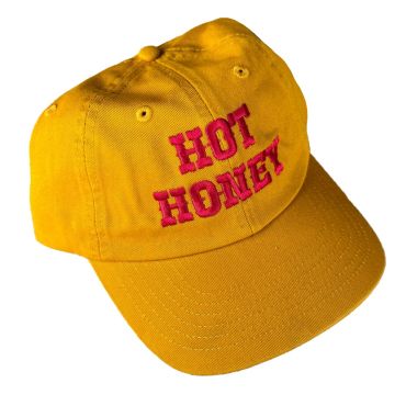 Silver Spider Dad Cap - Hot Honey