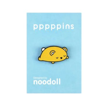 Noodoll Sleeping Ricecracker Pin
