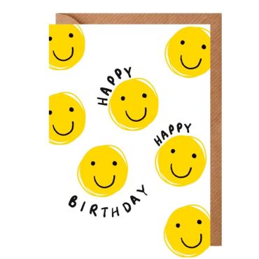 Smiley Birthday card