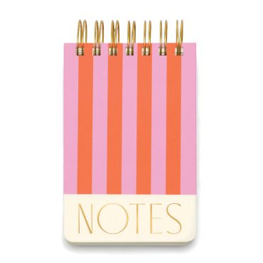 Twin Wire Notepad - Stripes