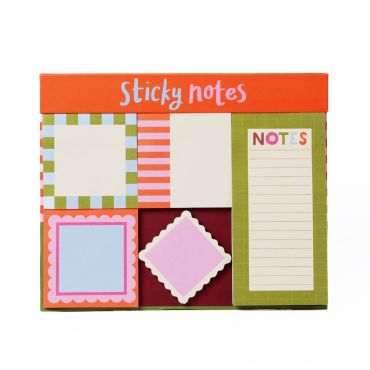 Set of 5 Sticky Notes Desk Pad