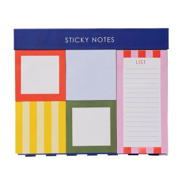 Stripes Sticky Notes Pad