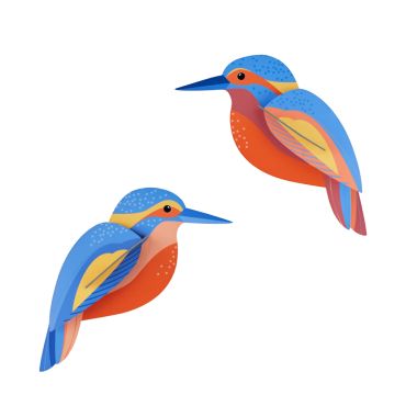 Studio ROOF 3D Kingfishers