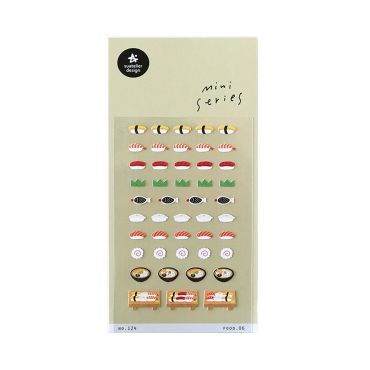 Suatelier Mini Series Sticker Sheet 124 Food 06 Sushi 