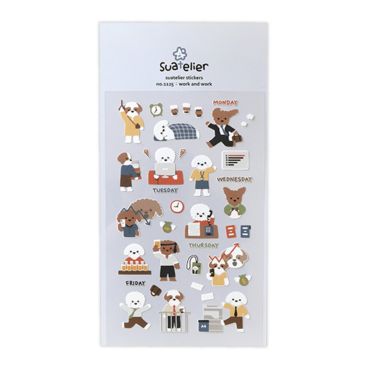 Suatelier Sticker Sheet 1125 Work And Work