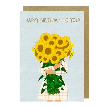 Birthday Sunflowers Card