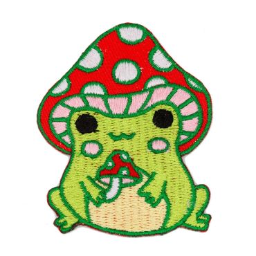 These Are Things Iron-On Patch - Mushroom Frog