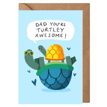 Turtley Awesome Father's Day Card