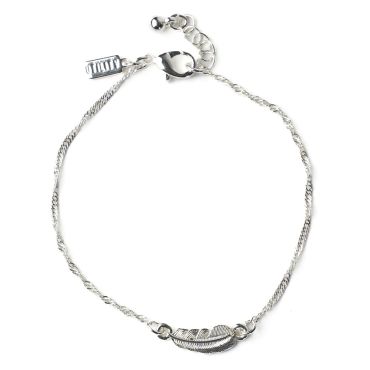 Silver Feather Bracelet