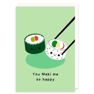 UT, You Maki Me So Happy Card
