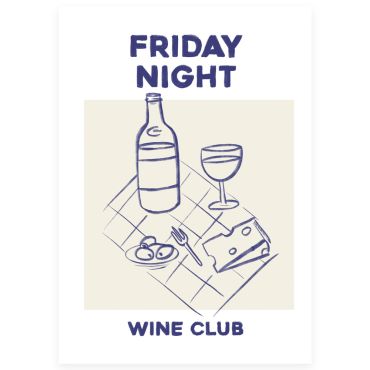  Friday Night Print