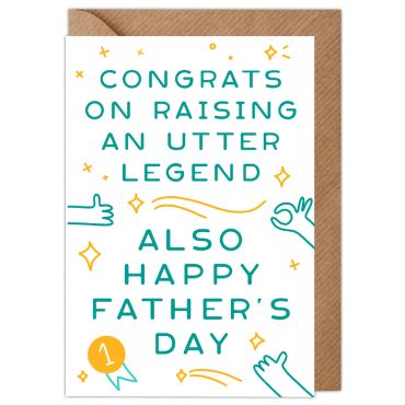 Utter Legend Father's Day Card