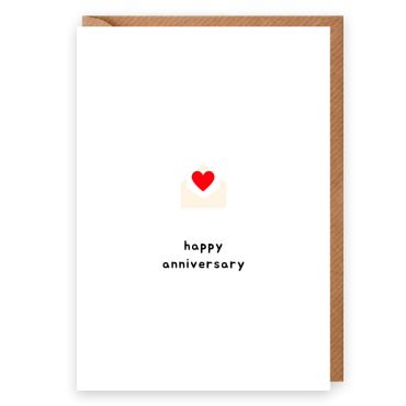 Happy Anniversary Letter Card