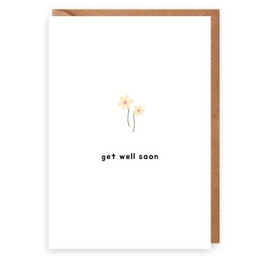 UT, Get Well Soon Flowers Card
