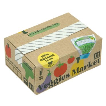 Haco Box of Stickers - Veggie Market
