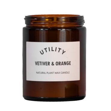Utility Vetiver & Orange Scented Candle, 180ml