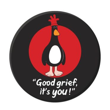 Half Moon Bay Aardman Feathers McGraw Ceramic Coaster