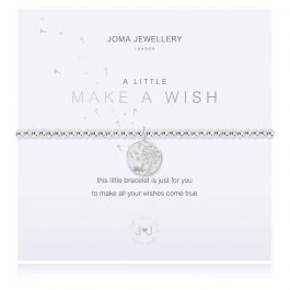 Children's a little WISH Joma Jewellery necklace silver With Gift Bag & Tag