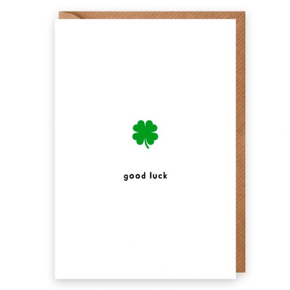Good Luck Card  Utility Gift UK
