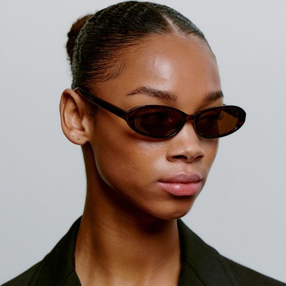 A Kjaerbede Macy Sunglasses - Demi Tortoise 