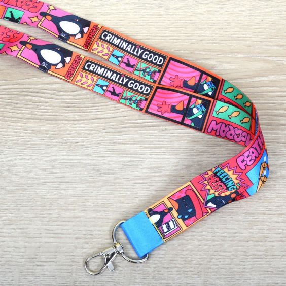 Pawprint Family Aardman Feathers McGraw Lanyard 