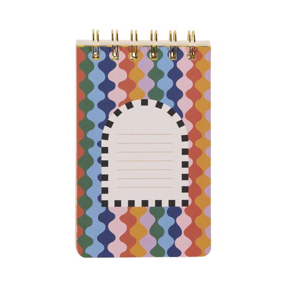 A Dopo Twin Wire Notepad - Hearts