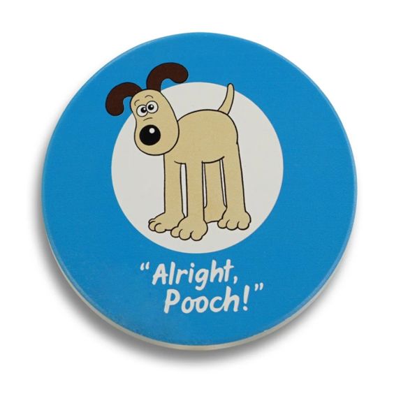 Half Moon Bay Aardman Gromit Ceramic Coaster