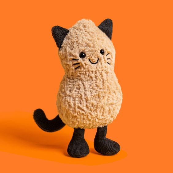 Jellycat Amuseables Peanut Cat Outfit